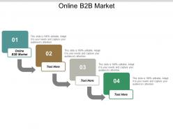 Online b2b market ppt powerpoint presentation portfolio designs cpb