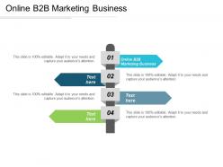 Online b2b marketing business ppt powerpoint presentation styles graphics pictures cpb