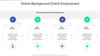 Online Background Check Employment In Powerpoint And Google Slides Cpb