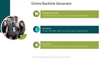 Online Backlink Generator In Powerpoint And Google Slides Cpb