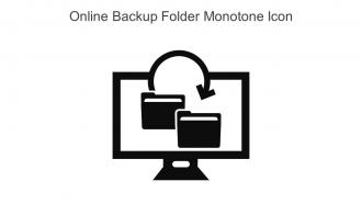 Online Backup Folder Monotone Icon In Powerpoint Pptx Png And Editable Eps Format
