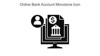 Online Bank Account Monotone Icon In Powerpoint Pptx Png And Editable Eps Format