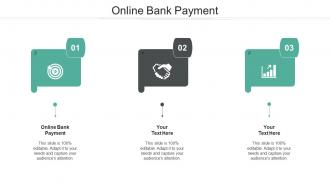 Online bank payment ppt powerpoint presentation show vector cpb