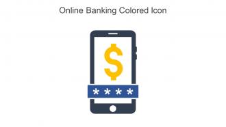 Online Banking Colored Icon In Powerpoint Pptx Png And Editable Eps Format