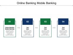 Online banking mobile banking ppt powerpoint presentation file example cpb
