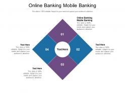 Online banking mobile banking ppt powerpoint summary design inspiration cpb