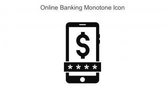 Online Banking Monotone Icon In Powerpoint Pptx Png And Editable Eps Format