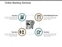 Online banking services ppt powerpoint presentation pictures tips cpb