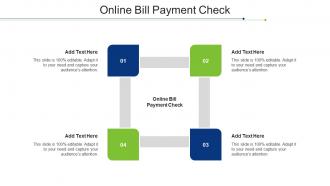 Online Bill Payment Check Ppt Powerpoint Presentation Layouts Master Slide Cpb