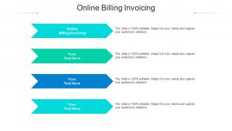 Online billing invoicing ppt powerpoint presentation slides brochure cpb