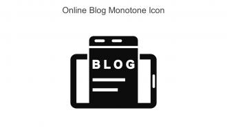 Online Blog Monotone Icon In Powerpoint Pptx Png And Editable Eps Format