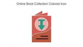 Online Book Collection Colored Icon In Powerpoint Pptx Png And Editable Eps Format