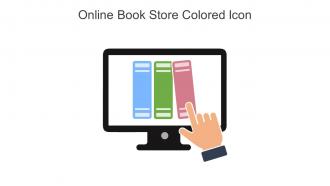 Online Book Store Colored Icon In Powerpoint Pptx Png And Editable Eps Format