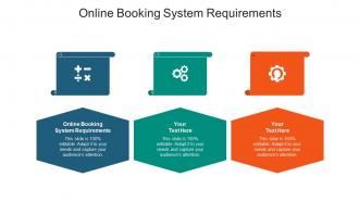 Online booking system requirements ppt powerpoint presentation pictures professional cpb