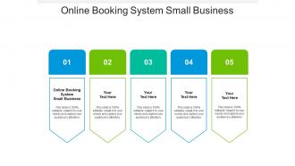 Online booking system small business ppt powerpoint presentation summary display cpb