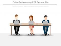 Online brainstorming ppt example file