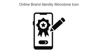 Online Brand Identity Monotone Icon In Powerpoint Pptx Png And Editable Eps Format