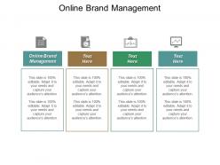 Online brand management ppt powerpoint presentation pictures deck cpb