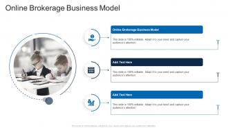 Online Brokerage Business Model In Powerpoint And Google Slides Cpb