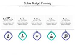 Online budget planning ppt powerpoint presentation professional inspiration cpb
