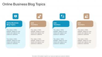 Online Business Blog Topics In Powerpoint And Google Slides Cpb
