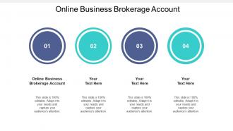 Online business brokerage account ppt powerpoint presentation styles elements cpb