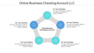 Online business checking account llc ppt powerpoint presentation slides graphics cpb