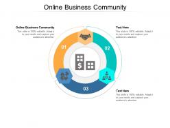 Online business community ppt powerpoint presentation portfolio guidelines cpb