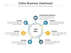 Online business dashboard ppt powerpoint presentation styles show cpb