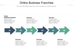 Online business franchise ppt powerpoint presentation ideas background images cpb
