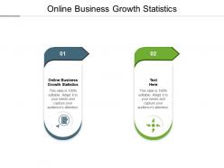 Online business growth statistics ppt powerpoint presentation slides example cpb