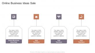 Online Business Ideas Sale In Powerpoint And Google Slides Cpb