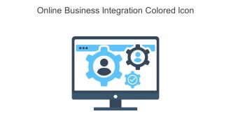 Online Business Integration Colored Icon In Powerpoint Pptx Png And Editable Eps Format