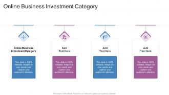 Online Business Investment Category In Powerpoint And Google Slides Cpb