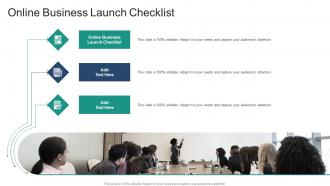 Online Business Launch Checklist In Powerpoint And Google Slides Cpb