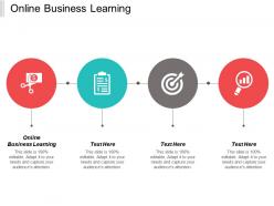 Online business learning ppt powerpoint presentation infographics background images cpb