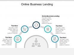Online business lending ppt powerpoint presentation summary format cpb