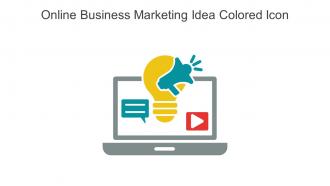 Online Business Marketing Idea Colored Icon In Powerpoint Pptx Png And Editable Eps Format