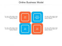 Online business model ppt powerpoint presentation professional picture cpb