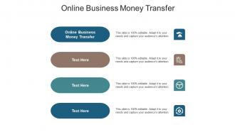 Online business money transfer ppt powerpoint presentation inspiration graphics example cpb