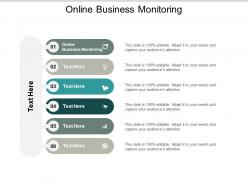 Online business monitoring ppt powerpoint presentation portfolio infographics cpb