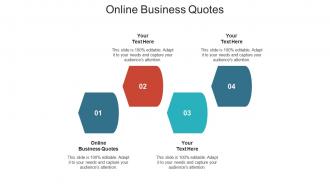 Online business quotes ppt powerpoint presentation inspiration designs download cpb