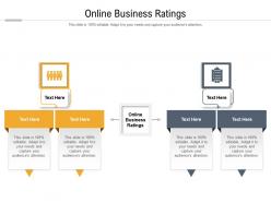 Online business ratings ppt powerpoint presentation icon slides cpb