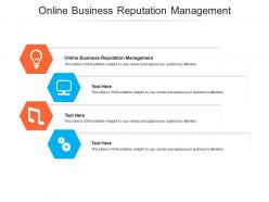 Online business reputation management ppt powerpoint presentation model examples cpb