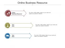 Online business resource ppt powerpoint presentation slides gridlines cpb