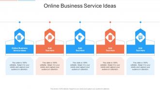 Online Business Service Ideas In Powerpoint And Google Slides Cpb