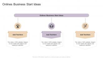 Online Business Start Ideas In Powerpoint And Google Slides Cpb