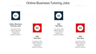 Online Business Tutoring Jobs Ppt Powerpoint Presentation Outline Clipart Cpb
