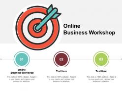 Online business workshop ppt powerpoint presentation infographic template background image cpb