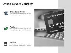 Online buyers journey ppt powerpoint presentation gallery portrait cpb